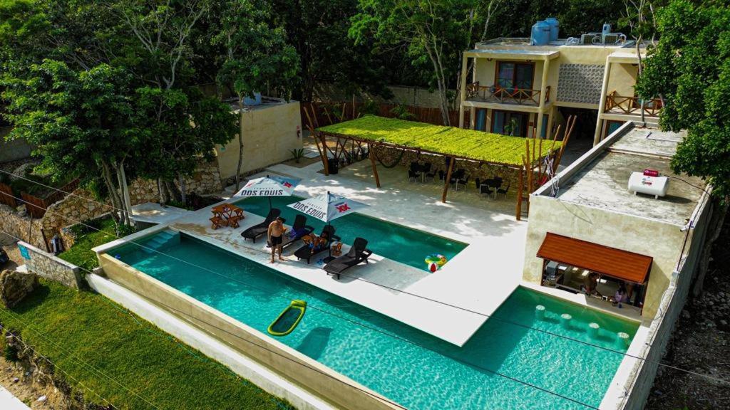 Hotel & Eco Cabanas Azul Maria Бакалар Екстер'єр фото