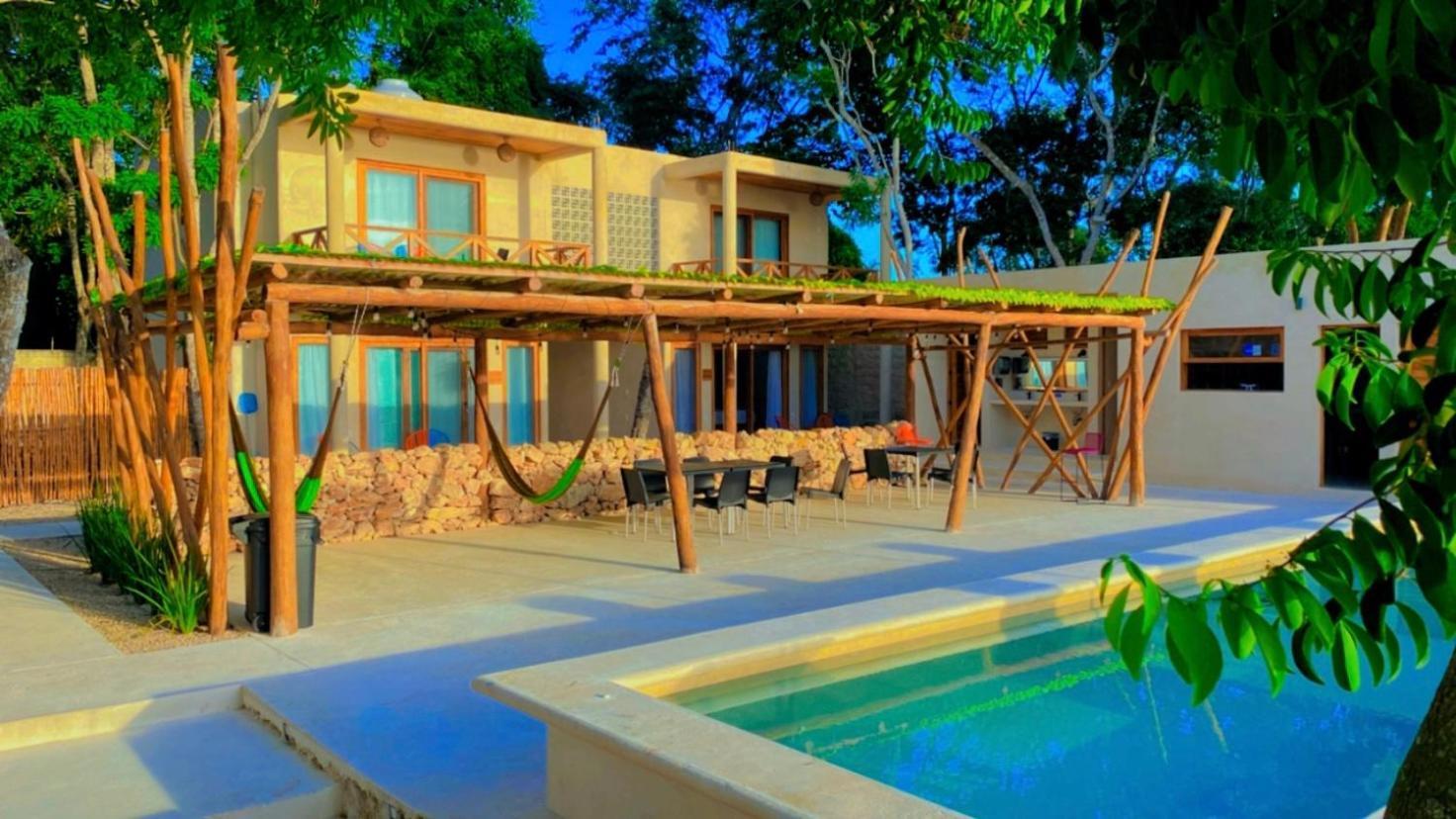Hotel & Eco Cabanas Azul Maria Бакалар Екстер'єр фото